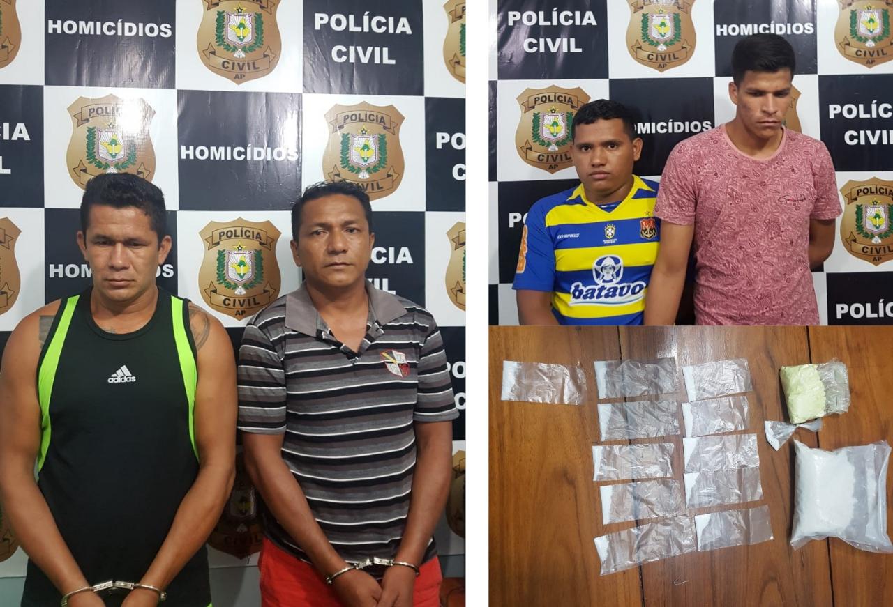 POLÍCIA CIVIL PRENDE 4 PESSOAS DURANTE OPERAÇÃO REALIZADA PELA DELEGACIA DE HOMICÍDIOS